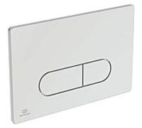 Ideal Standard Plaque de Ideal Standard Oleas WC R0117AA 234x8.5x154mm, mécanique, chromé