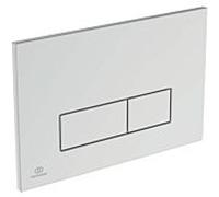 Ideal Standard Plaque de Ideal Standard Oleas WC R0122AA 234x8.5x154mm, mécanique, chromé