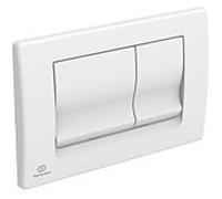 Ideal Standard Plaque de WC Solea WC R0108AC 245x17x160mm, mécanique, blanc