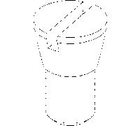 Ideal Standard poignée vis m4 A961337NU