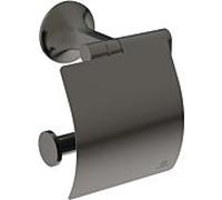 Ideal Standard La Dolce Vita Papierrollenhalter T5509A5 avec couvercle, Gris Magnétique