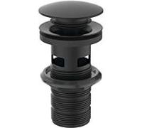 Ideal Standard push open valve E1482XG pour Lavabos avec trop-plein, Silk Noir