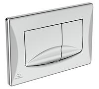Ideal Standard plaque de WC Solea R0109AA 245x19x165mm, mécanique, chromée