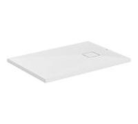 Ideal Standard receveur de douche Ultra Flat Evo T5443FO 1000 x 700 x 35 mm, blanc soie, rectangulaire , évacuation sur le côté court