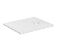 Ideal Standard receveur de douche Ultra Flat Evo T5445FO 900 x 750 x 35 mm, blanc soie, rectangulaire , évacuation sur le côté court
