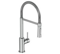 Ideal Standard Robinet de cuisine Ceralook Semi-Professional avec douchette 2 fonctions, saillie 215mm BC302AA Chrome