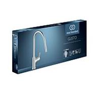 Ideal Standard Robinet de cuisine Gusto BD408AA chromé , avec bec haut
