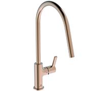 Ideal Standard Robinet de cuisine Gusto BD408J4 Sunset Rose, avec bec haut