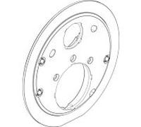 Ideal Standard rosace Ideal Standard , f. Bras UP., Plat A860899NU