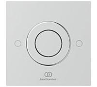 Ideal Standard Septa Pro plaque d' WC R0135MY 95x51x95mm, pneumatique, acier brossé