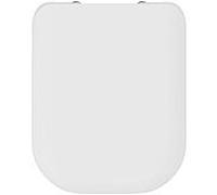 Ideal Standard siège WC K706501 fermeture amortie, charnières amovibles en acier inoxydable, blanc