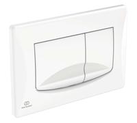 Ideal Standard plaque de WC Solea R0109AC 245x19x165mm, mécanique, blanc