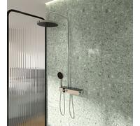 Ideal Standard Solos Colonne de douche en applique avec mitigeur thermostatique, A7880AA,