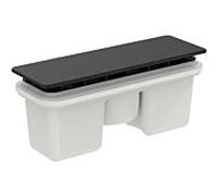 Ideal Standard Ultra Flat New - Garniture de vidage pour les receveurs, noir T4493V3