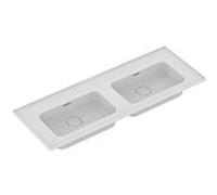 Ideal Standard Strada II lavabo 124x46 cm rectangulaire classique-de meuble-double blanc brillant T363601