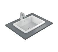 Ideal Standard Lavabo Strada K078001 encastré rectangulaire 60x44 cm blanc brillant avec trop-plein