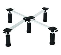 Ideal Standard Strada - Pieds pour receveur (à encastrer et à carreler), chrome/noir K712667