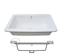 Ideal Standard Lavabo sous-plan Strada K0779MA 595 mm, sans trou, avec trop-plein, blanc Ideal Plus