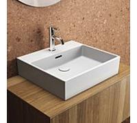 Ideal Standard Extra lavabo T3884MA avec trou pour robinetterie, avec trop-plein, sol, 500 x 450 x 150 mm, blanc Ideal Plus