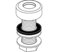 Ideal Standard support de douche cpl. MELANGE A962061AA 4L. Bain / douche, chrome