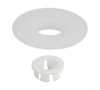 Ideal Standard SV01967 Joint de valve de chasse d'eau de rechange en silicone 70 mm Blanc Noir Kit pour plomberie de toilettes Installation à faire soi-même (blanc)