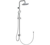Ideal Standard système de douche Idealrain apparent, douche de tête 20 cm, chromé