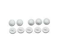 Ideal Standard T203500 Lot de 6 + 4 tampons antichoc en caoutchouc pour abattant WC
