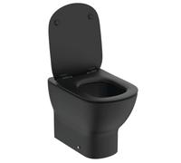 Ideal Standard T3536V3 Tesi Pot au sol AquaBlade® universel avec siège slim. Couleur : noir soie.