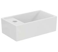 Ideal Standard Tempo - Lave-mains 37x21 cm, sans trop-plein, 1 trou de robinetterie à gauche, blanc E211301