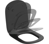 Ideal Standard Tesi abattant de wc à descente amortie noir T3527V3