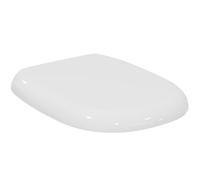 Ideal Standard Tesi abattant WC Classic recouvrant, rond - Blanc (Alpin) | Abattant WC avec charnières robustes en acier inoxydable, T663001