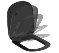Ideal Standard Tesi - Abattant WC softclose, noir T3529V3