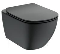Ideal Standard Tesi cuvette wc avec abattant à descente lente suspendue oui noir T3546V3