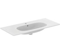 Ideal Standard Tesi lavabo 102.5x45 cm rectangulaire classique-de meuble-avec plateau blanc brillant T350801