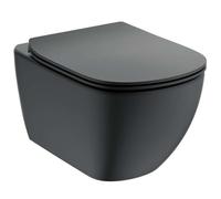 Ideal Standard Tesi cuvette wc avec abattant à descente lente suspendue oui noir T3546V3