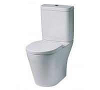 Ideal Standard Abattant de WC Tonic K706101 Descente amortie, duroplast, charnières inox Blanc