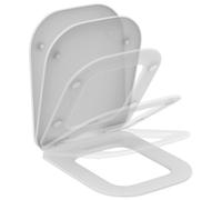 Ideal Standard Tonic II abattant de WC avec couvercle avec softclose pour WC suspendu avec système de chasse Aquablade blanc k706501