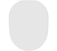 Ideal Standard Abattant de WC Tonic K706101 Descente amortie, duroplast, charnières inox Blanc