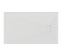 Ideal Standard receveur de douche Ultra Flat Evo T5440FO 1200 x 700 x 35 mm, blanc soie, rectangulaire , évacuation sur le côté court