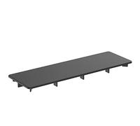 Ideal Standard - Ultra Flat New, Couvercle de bonde en finition pour receveur de douche, Bouchon de vidange de douche d'origine, Noir soie