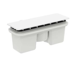 Ideal Standard Ultra Flat New - Garniture de vidage pour receveurs, blanc mat T4493V1