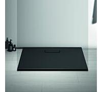 Ideal Standard Ultra Flat Nouveau receveur de douche rectangulaire T4474V3 90 x 70 cm, noir mat