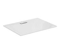 Ideal Standard Ultra Flat Nouveau receveur de douche rectangulaire T448301 garniture de vidange avec couvercle, 120 x 90 x 2,5 cm, blanc (Alpin)
