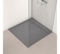 Ideal Standard i.Life - Receveur de douche 100x100 cm, Anti-Slip, gris T5234FS