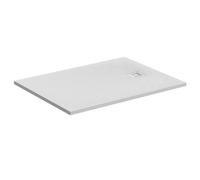 Receveur de Douche 140x80 Ideal Standard ULTRA FLAT S Rectangulaire bonde petit côté Blanc Pur