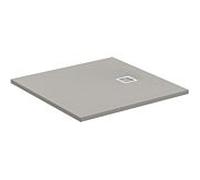 Ideal Standard Ultra Flat S receveur de douche K8214FS gris quartz, 80x80x3cm, avec cache bonde