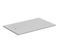 Ideal Standard Ultra Flat S receveur de douche rectangulaire K8319FR avec couvercle d'évacuation, 160 x 100 x 3 cm, blanc Carrara