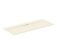 Ideal Standard -Ultraflat S I.Life Receveur de Douche Ultraplat 3 cm d'Épaisseur, Résine, Rectangulaire, 170 x 70 cm, Finition Pierre Texturée, Naturellement Anti-Dérapant, Sable, T5244FT
