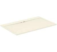 Ideal Standard -Ultraflat S I.Life Receveur de Douche Ultraplat 3 cm d'Épaisseur, Résine, Rectangulaire, 160x 100 cm, Finition Pierre Texturée, Naturellement Anti-Dérapant, Sable, T5232FT