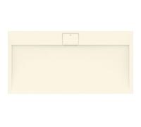 Ideal Standard -Ultraflat S I.Life Receveur de Douche Ultraplat 3 cm d'Épaisseur, Résine, Rectangulaire, 140 x 70 cm, Finition Pierre Texturée, Naturellement Anti-Dérapant, Sable, T5241FT